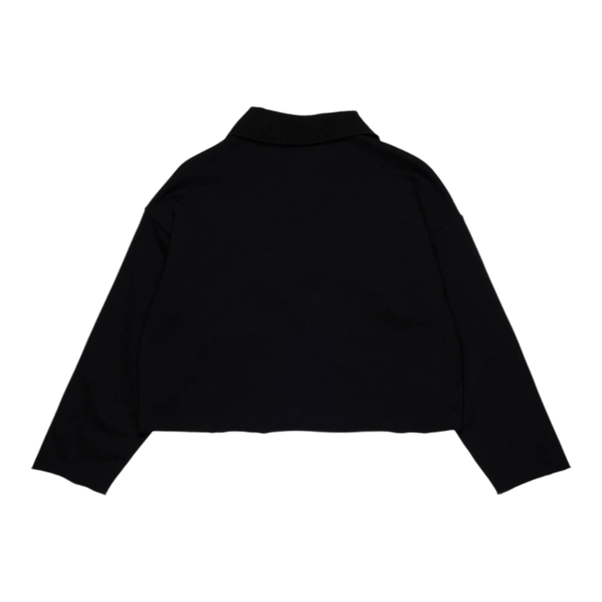 N°21 Felpa tinta unita con Mezza Zip Nero per Bambina N2105Q NERO N°21 