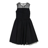 N°21 Abito tinta unita con Tulle Nero per Bambina N2105Y NERO N°21 
