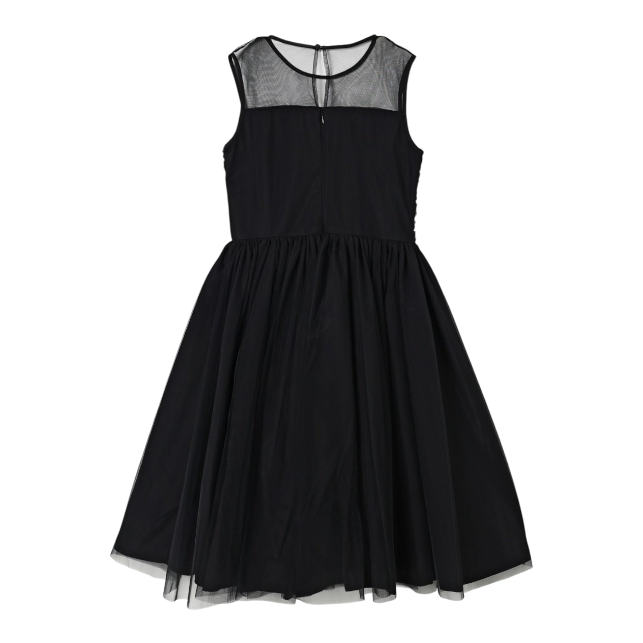 N°21 Abito tinta unita con Tulle Nero per Bambina N2105Y NERO N°21 