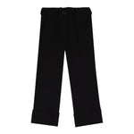 N°21 Pantalone tinta unita con Logo Nero per Bambina N2106N NERO N°21 