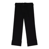 N°21 Pantalone tinta unita con Logo Nero per Bambina N2106N NERO N°21 