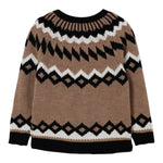 N°21 Cardigan tinta unita con Stampa Beige per Bambina N2106Z BEIGE N°21 