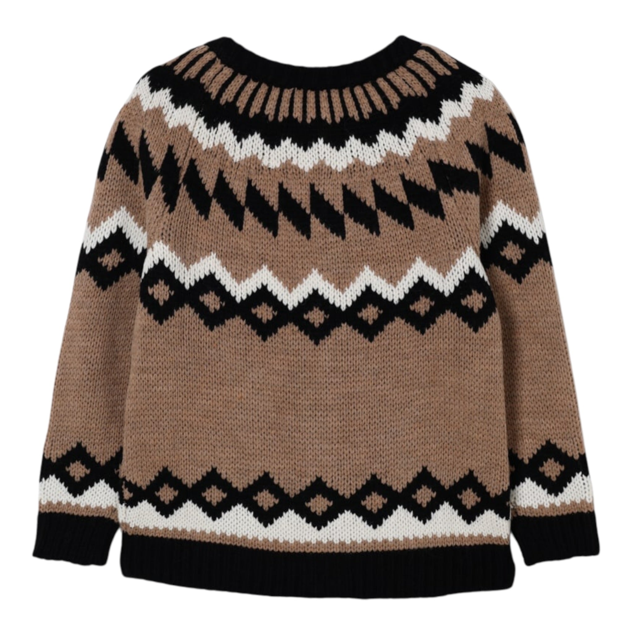 N°21 Cardigan tinta unita con Stampa Beige per Bambina N2106Z BEIGE N°21 
