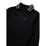 N°21 Felpa tinta unita con Colletto E Logo Nero per Bambino N2107K NERO N°21 