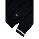 N°21 Maglia Girocollo tinta unita con Logo Nero per Bambino N2108H NERO N°21 