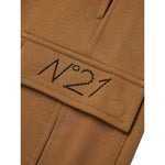 N°21 Pantalone Tuta tinta unita con Logo Cammello per Bambino N2108P CAMMELLO N°21 