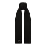 N°21 Sciarpa tinta unita con Logo Nero per Bambina N2108T NERO N°21 