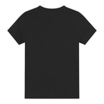 N°21 T-Shirt Girocollo tinta unita con Stampa Nero per Bambino N21173 NERO N°21 