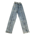 Naice Jeans tinta unita con Elastico In Vita Azzurro per Bambina 205011 AZZURRO NAICE 