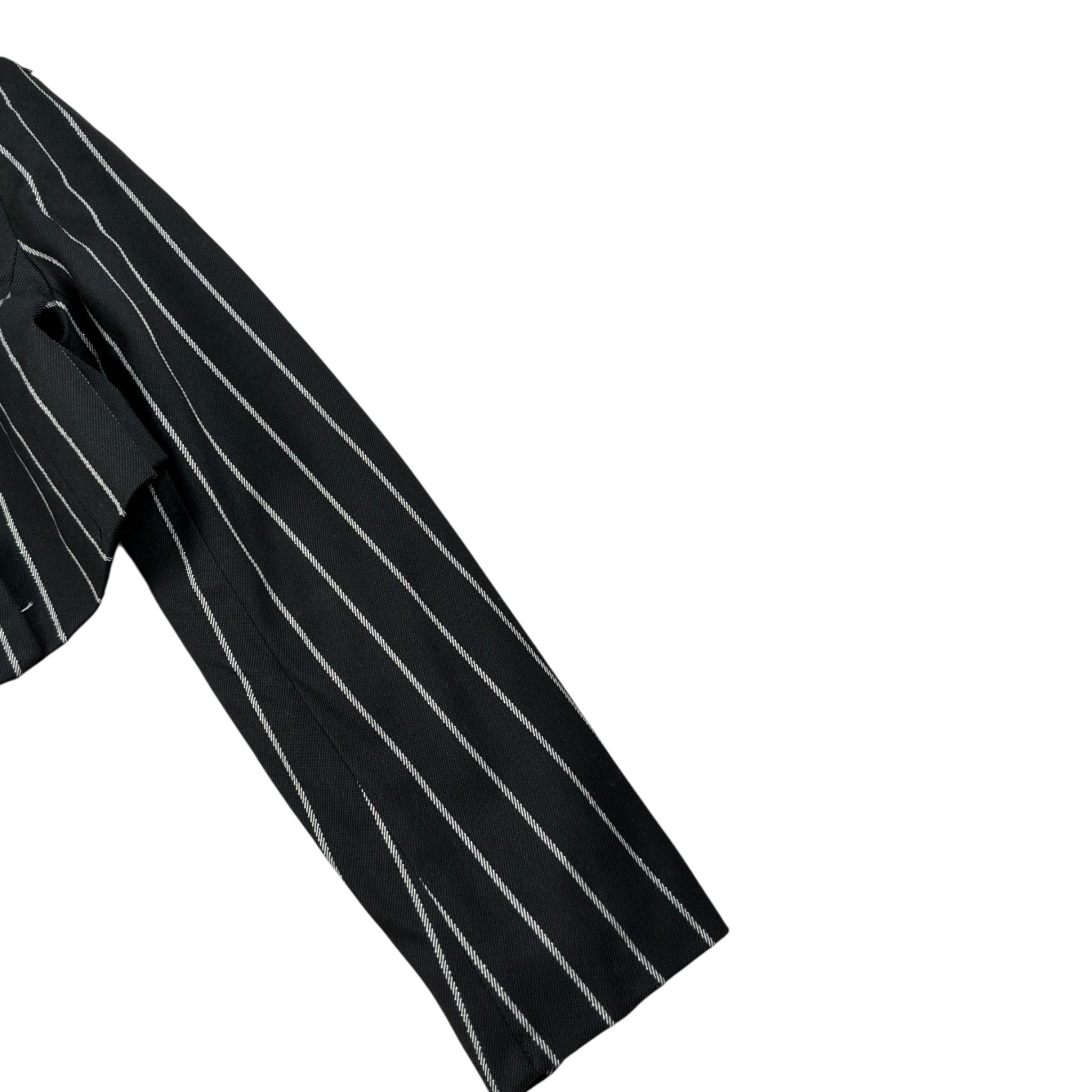 Naice Giacca tinta unita con Fantasia A Righe Nero per Bambina NAI27206 NERO NAICE 