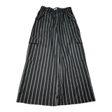 Naice Pantalone tinta unita con Fantasia A Righe Nero per Bambina NAI27218 NERO NAICE 
