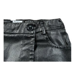 Naice Gonna tinta unita In Ecopelle Nero per Bambina NAI27231 NERO NAICE 
