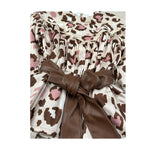 Naida Abito Manica Lunga Stamoa Fantasia Beige per Bambina NAAB373 BEIGE NAIDA 