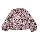 Naida Camicia Manica Lunga Fantasia Maculata Rosa per Bambina NACA164 ROSA NAIDA 