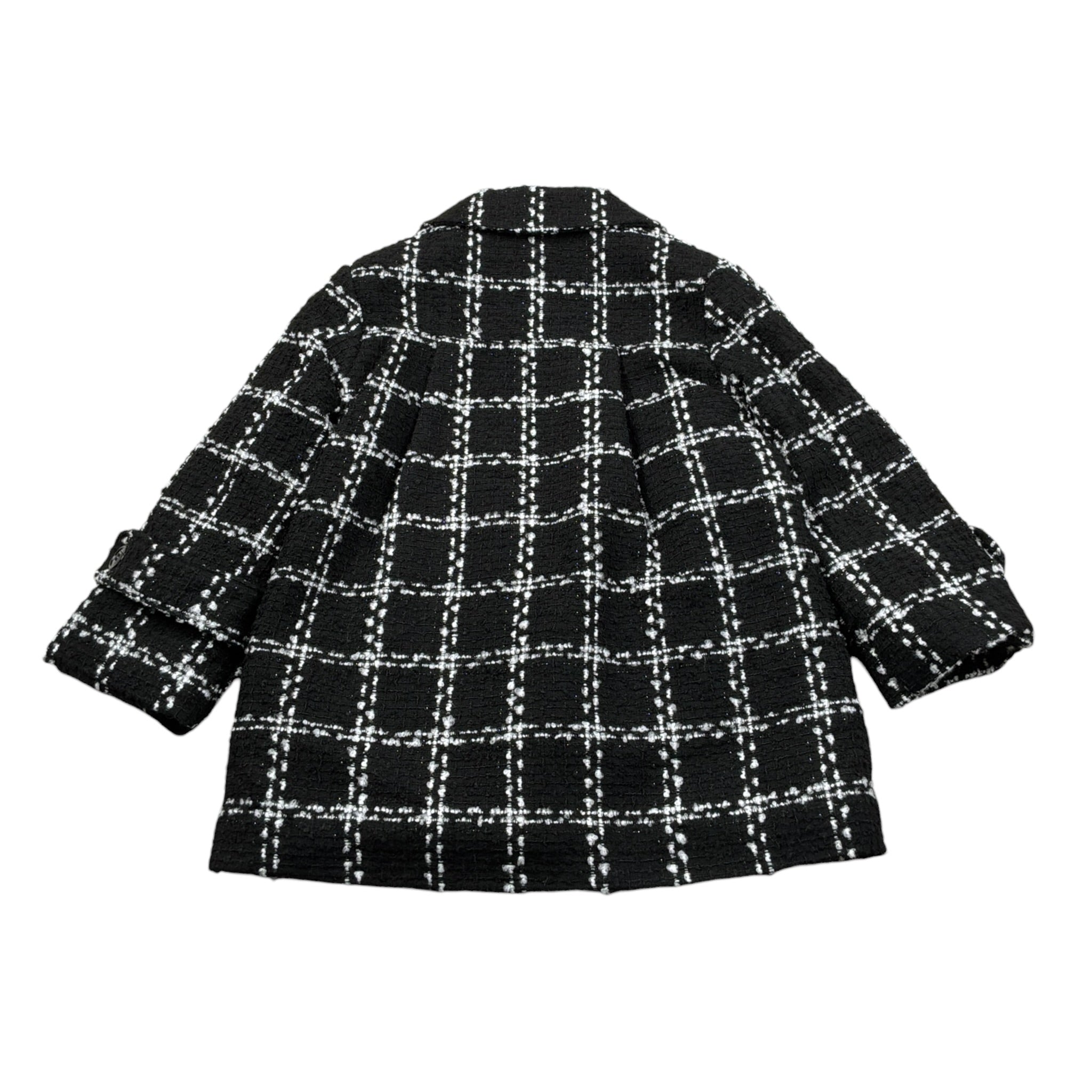 Naida Cappotto tinta unita Nero per Bambina NAGB302 NERO NAIDA 