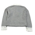 Naida Maglia tinta unita con Profili Camicia Grigio per Bambina NAMA369 GRIGIO NAIDA 
