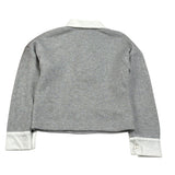 Naida Maglia tinta unita con Profili Camicia Grigio per Bambina NAMA369 GRIGIO NAIDA 