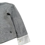 Naida Maglia tinta unita con Profili Camicia Grigio per Bambina NAMA369 GRIGIO NAIDA 
