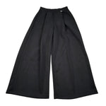 Naida Pantalone tinta unita Modello Palazzo Nero per Bambina NAPA332 NERO NAIDA 