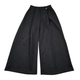 Naida Pantalone tinta unita Modello Palazzo Nero per Bambina NAPA332 NERO NAIDA 