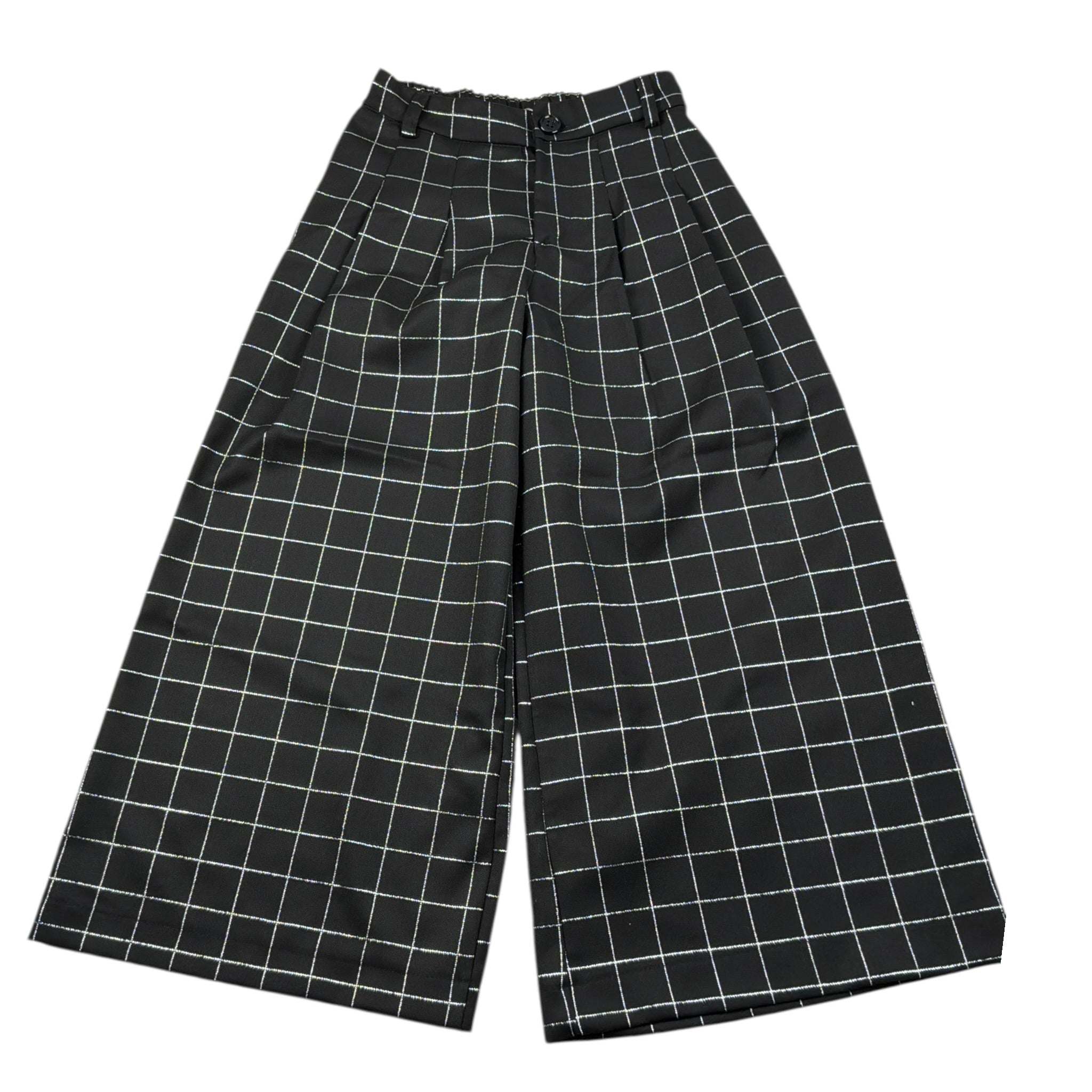Naida Pantalone Modello Palazzo tinta unita Nero per Bambina NAPA348 NERO NAIDA 