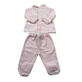 Nanan Completo 2 Pezzi Maglia-Ghettina tinta unita Rosa per Neonata I2401101R ROSA NANAN 
