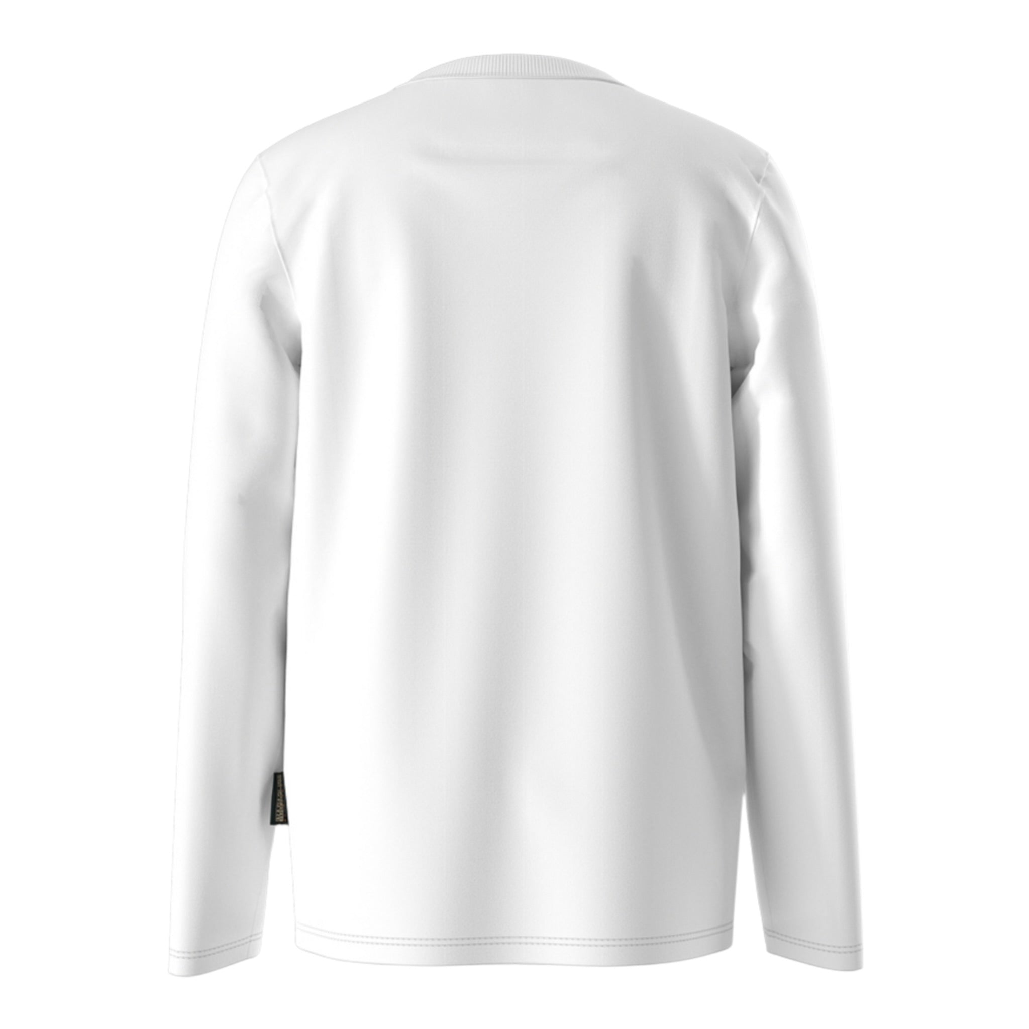 Napapijri Shirt tinta unita con Stampa Bianco per Bambino NP0A4HYK002 BIANCO NAPAPIJRI 