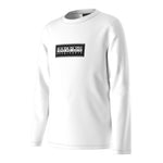 Napapijri Shirt tinta unita con Stampa Bianco per Bambino NP0A4HYK002 BIANCO NAPAPIJRI 