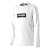 Napapijri Shirt tinta unita con Stampa Bianco per Bambino NP0A4HYK002 BIANCO NAPAPIJRI 