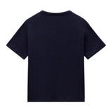 Napapijri T-Shirt tinta unita con Stampa Blu per Bambino NP0A88ZW176 BLU NAPAPIJRI 