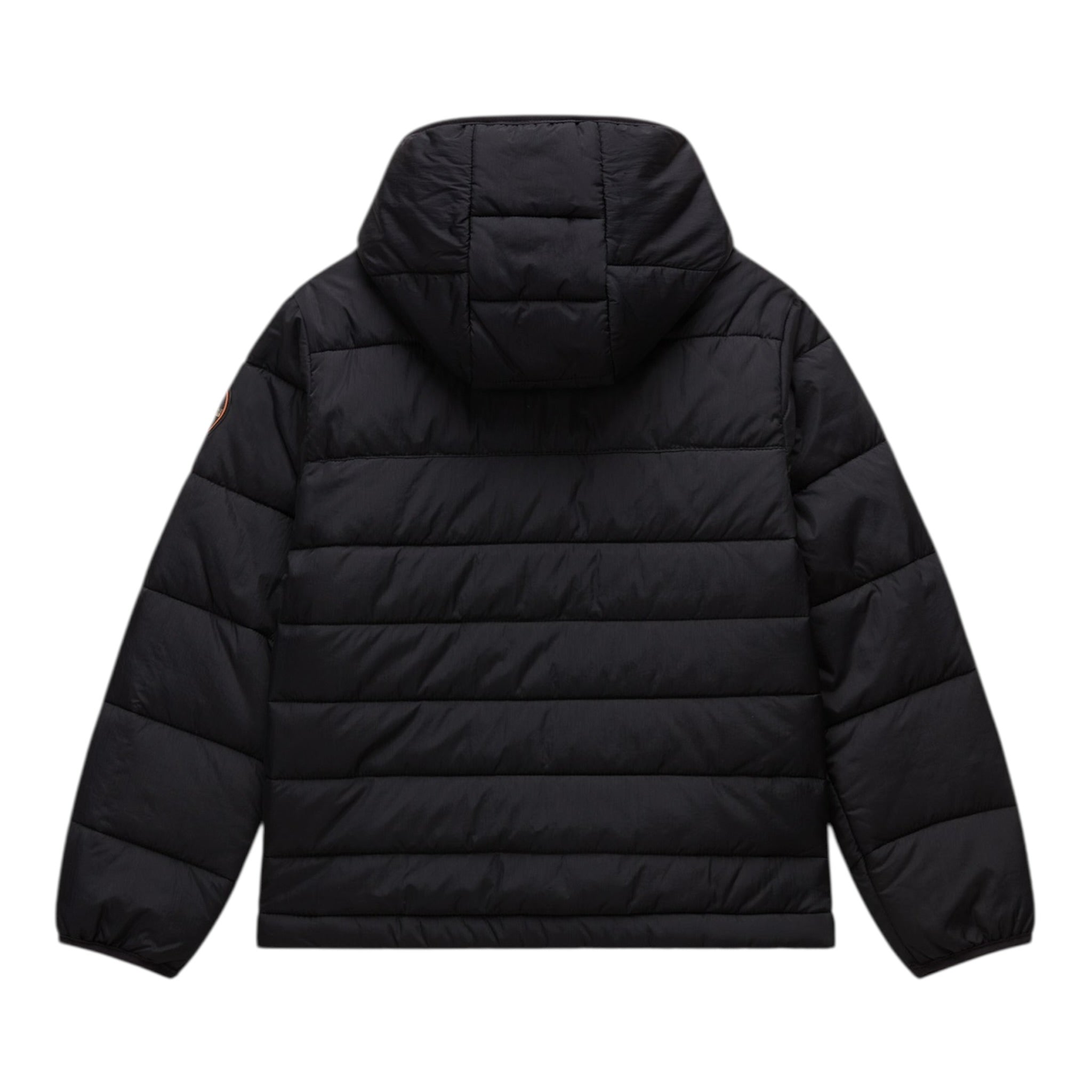 Napapijri Giubbino tinta unita con Cappuccio Nero per Bambino NP0A891I9411 NERO NAPAPIJRI 