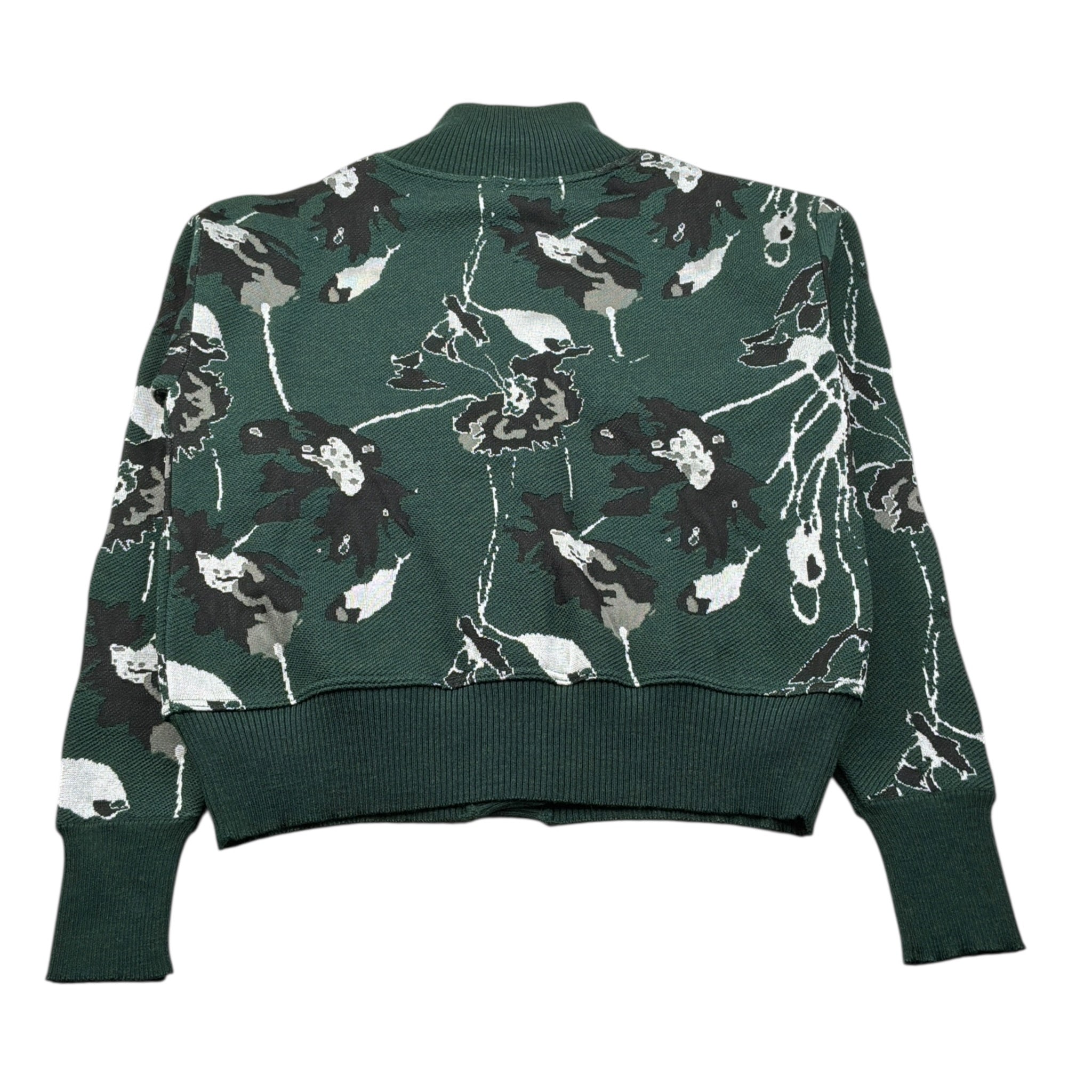 Neera 20.52 Cardigan tinta unita con Stampe Verde per Bambina 25440401 VERDE NEERA 20.52 