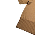 Neera 20.52 T-Shirt tinta unita Scollo A V Cammello per Bambina 25441V10338 CAMMELLO NEERA 20.52 