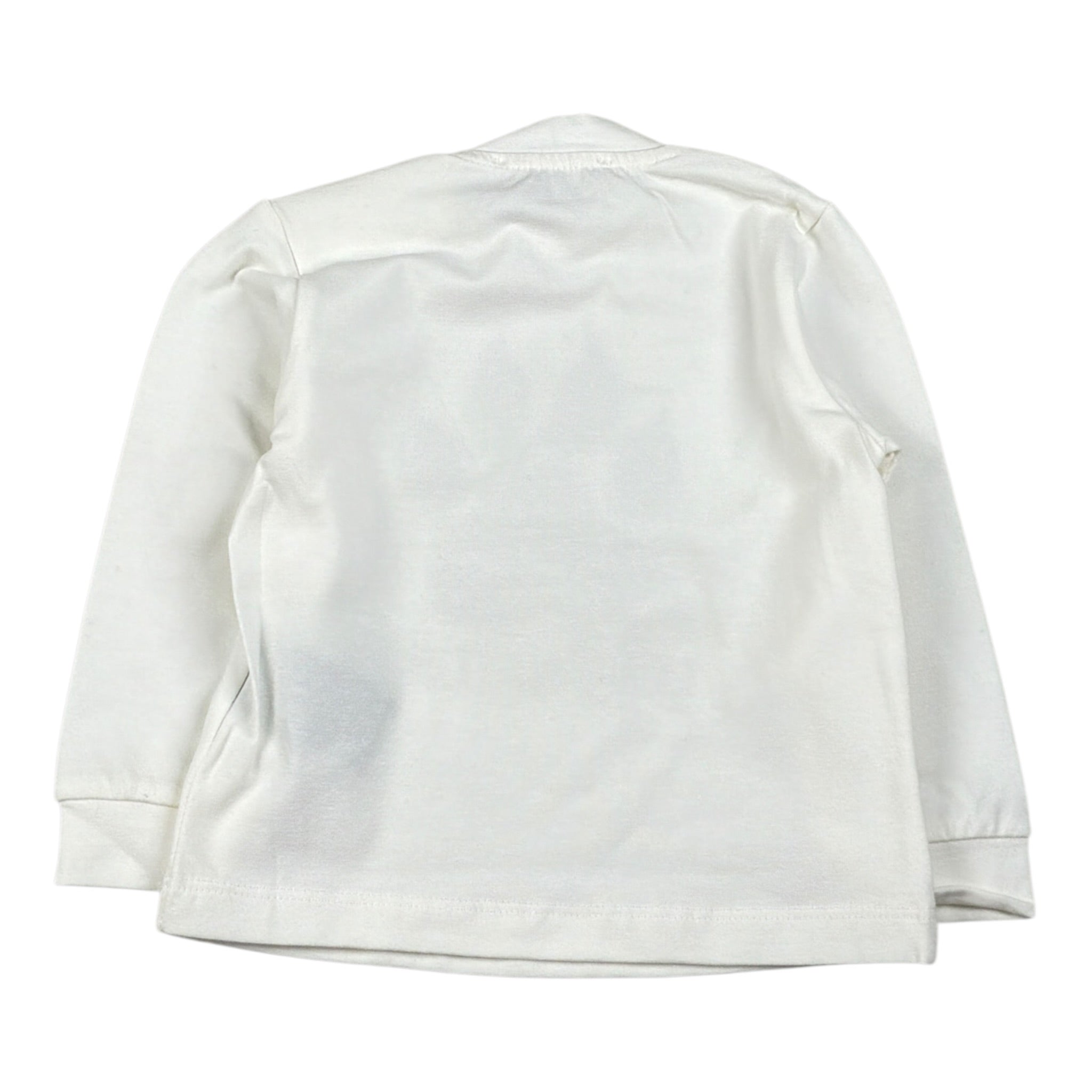 Never Too Shirt Girocollo tinta unita con Stampa Bianco per Bambino NT1840NJ BIANCO NEVER TOO 