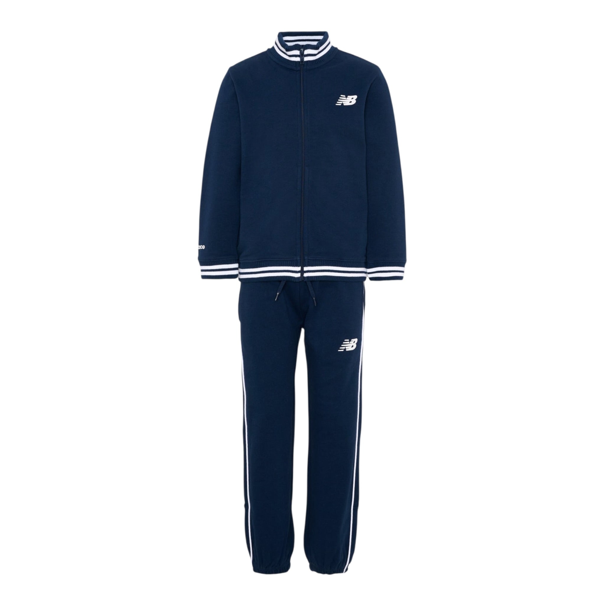 New Balance Completo 2 Pezzi Felpa-Pantalone tinta unita Blu per Neonato LAKB0311N BLU NEW BALANCE 