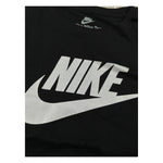 Nike T-Shirt Girocollo tinta unita con Logo Nero per Bambina 36F269 NERO NIKE 