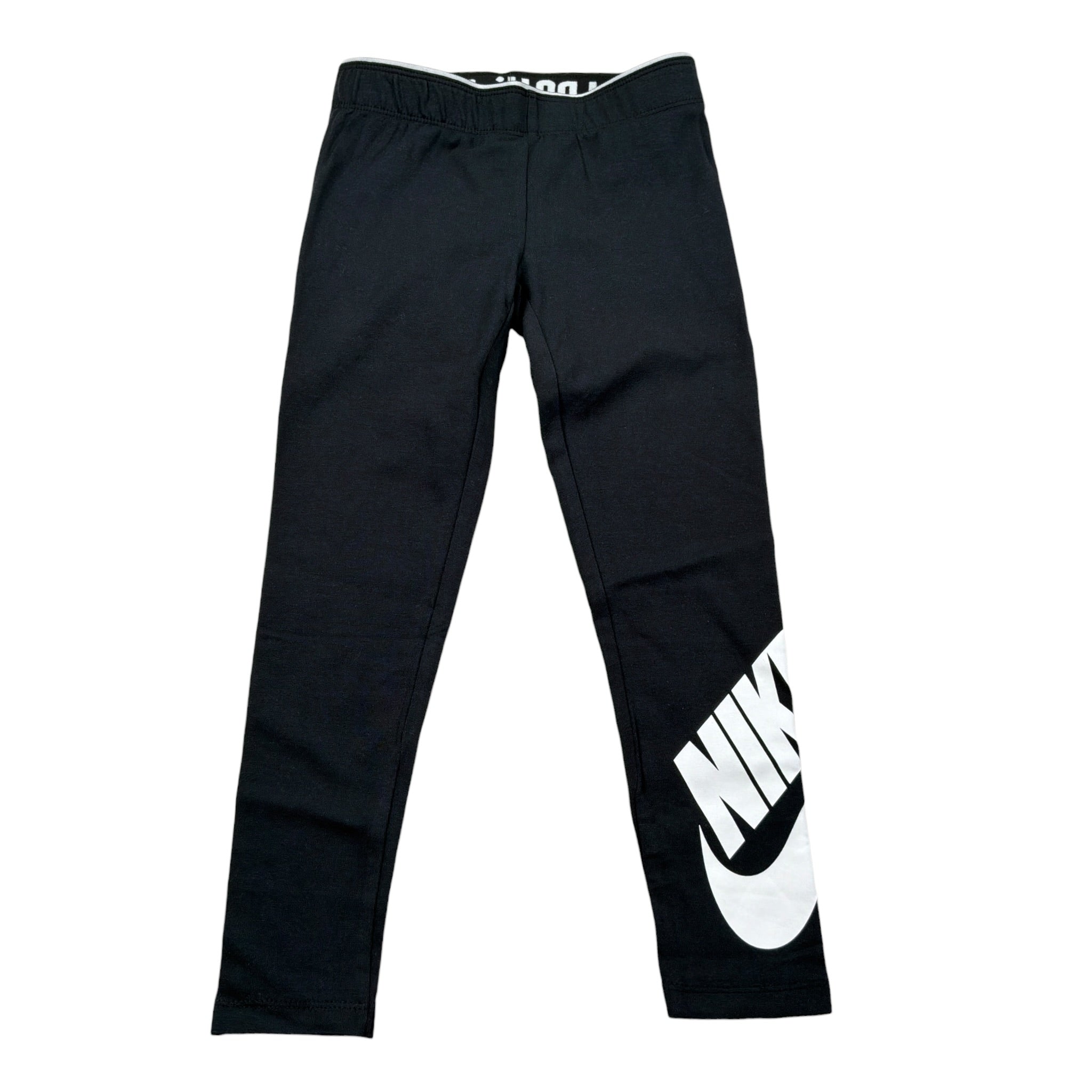 Nike Leggins tinta unita con Logo Nero per Bambina 3UC723 NERO NIKE 
