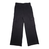 Nike Pantalone Tuta tinta unita con Logo Modello Palazzo Nero per Bambina 45D481 NERO NIKE 