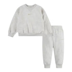 Nike Completo 2 Pezzi Felpa-Pantalone tinta unita Beige per Neonata 56M188X BEIGE NIKE 