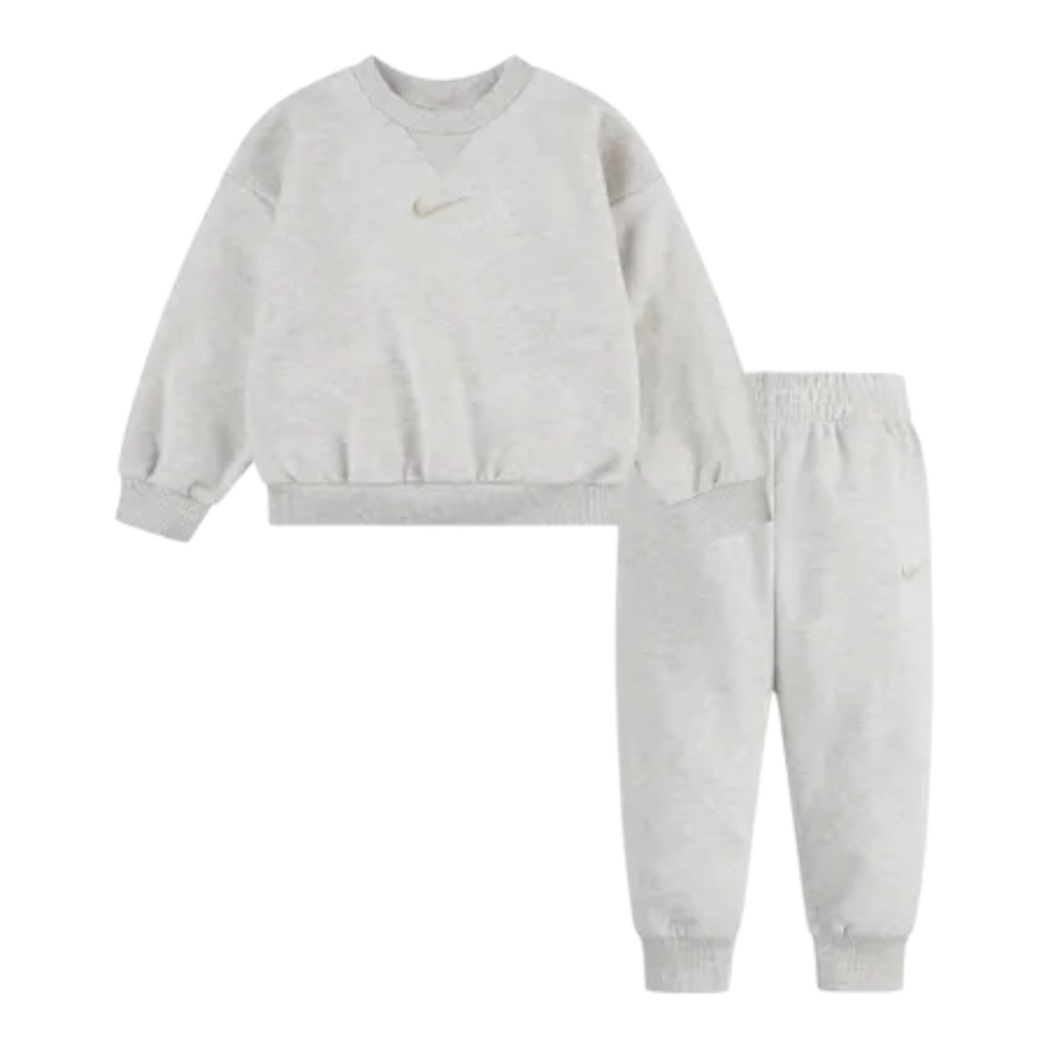 Nike Completo 2 Pezzi Felpa-Pantalone tinta unita Beige per Neonata 56M188X BEIGE NIKE 