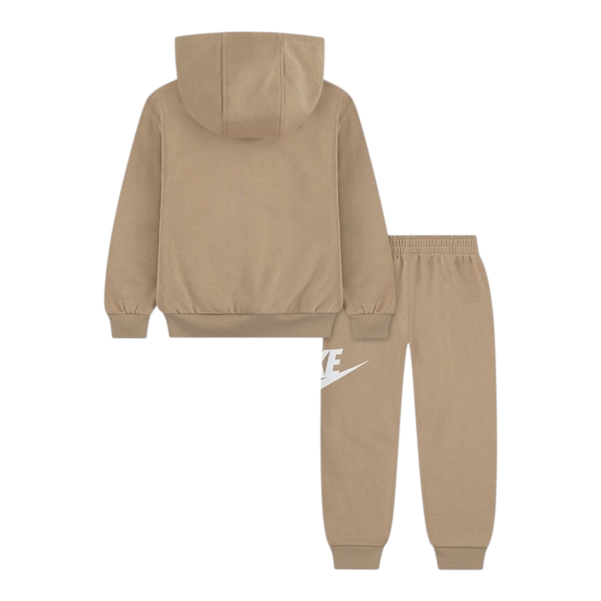 Nike Completo 2 Pezzi Felpa-Pantalone tinta unita Beige per Neonata 66L135 BEIGE NIKE 