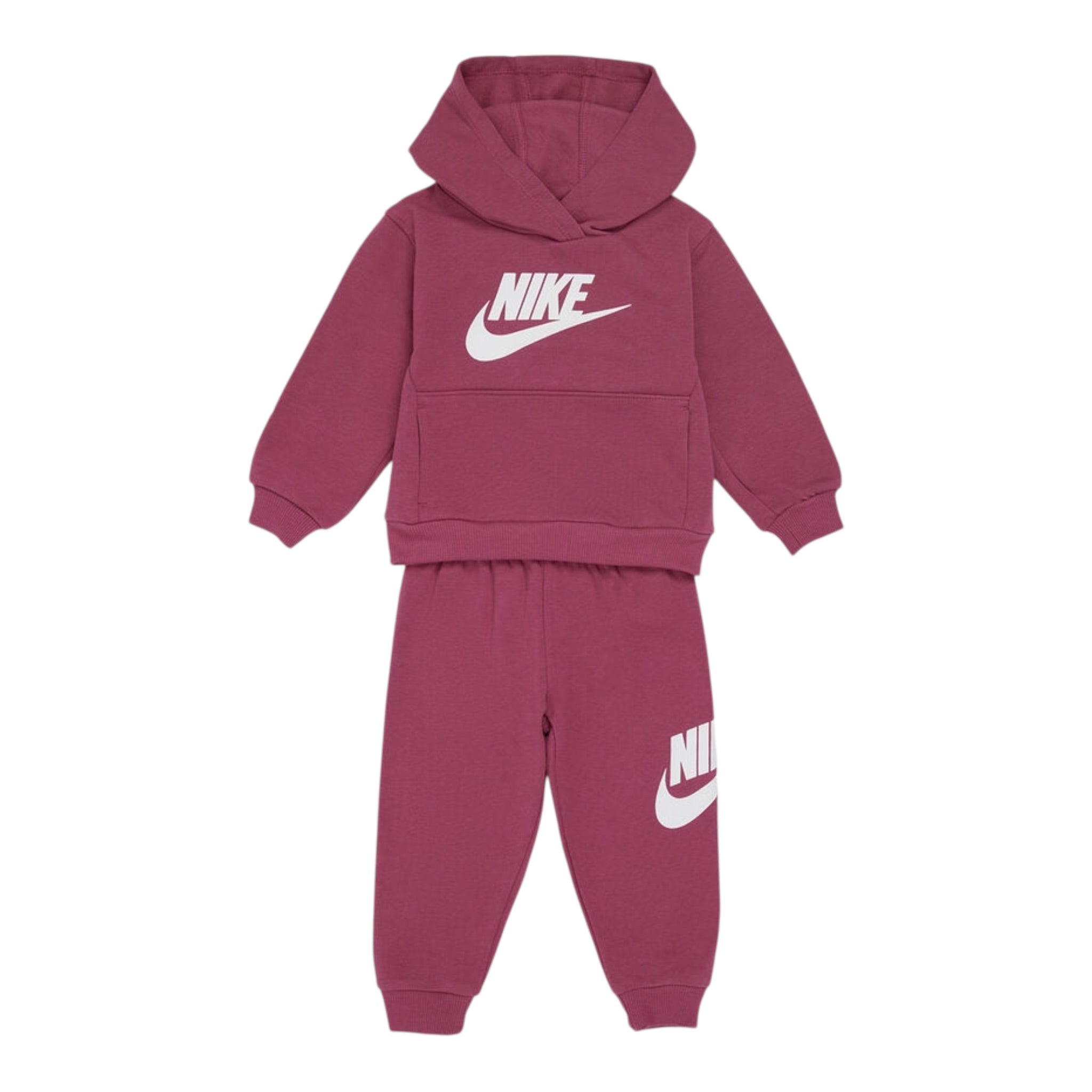 Nike Completo 2 Pezzi Felpa-Pantalone tinta unita Magenta per Neonata 66L135 MAGENTA NIKE 