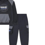 Nike Completo 2Pz Felpa-Pantalone Grigio per Neonato 66N239 GRIGIO NIKE 