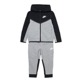 Nike Completo 2 Pezzi Felpa-Pantalone Bicolore Grigio/Nero per Bambino 86M8800 GRIGIO/NERO NIKE 