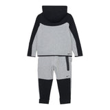 Nike Completo 2 Pezzi Felpa-Pantalone Bicolore Grigio/Nero per Bambino 86M8800 GRIGIO/NERO NIKE 