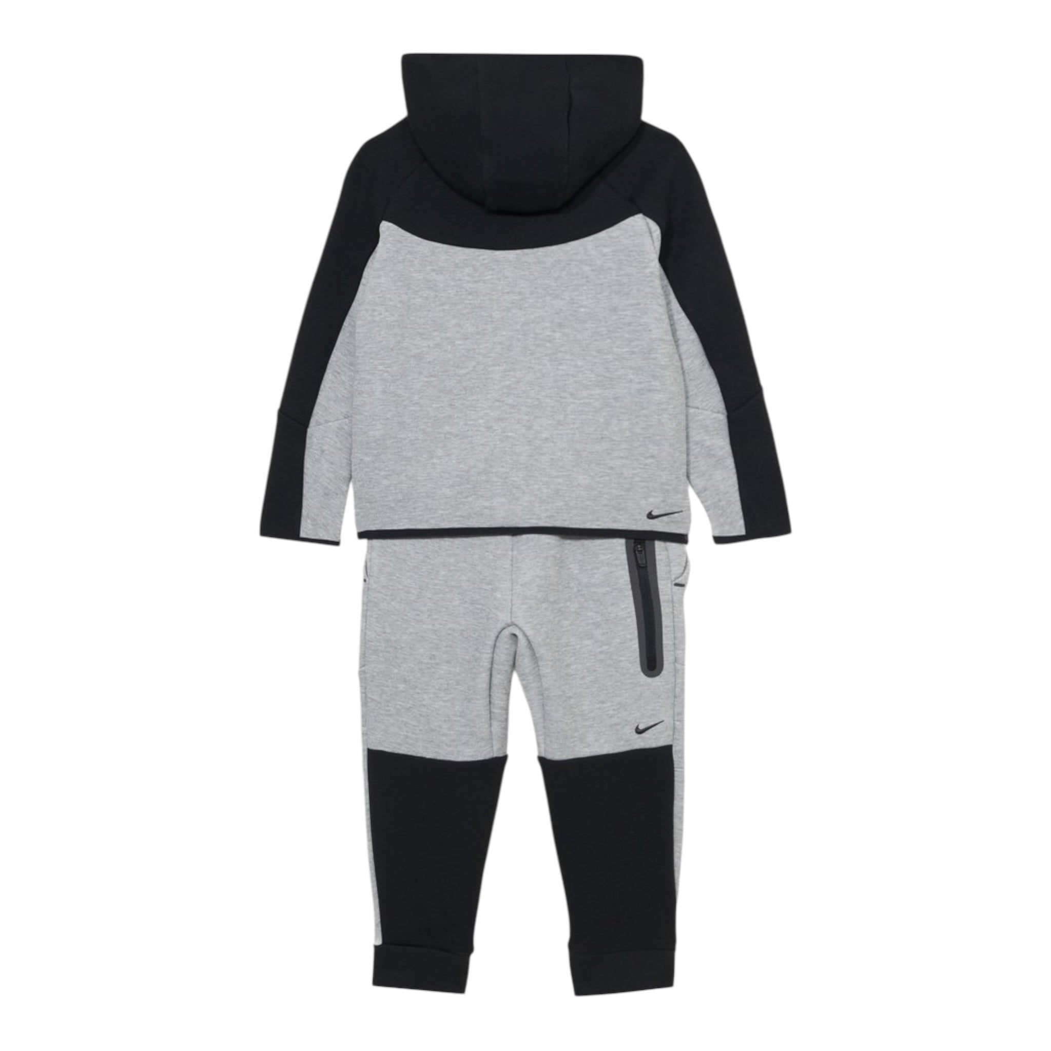 Nike Completo 2 Pezzi Felpa-Pantalone Bicolore Grigio/Nero per Bambino 86M8800 GRIGIO/NERO NIKE 