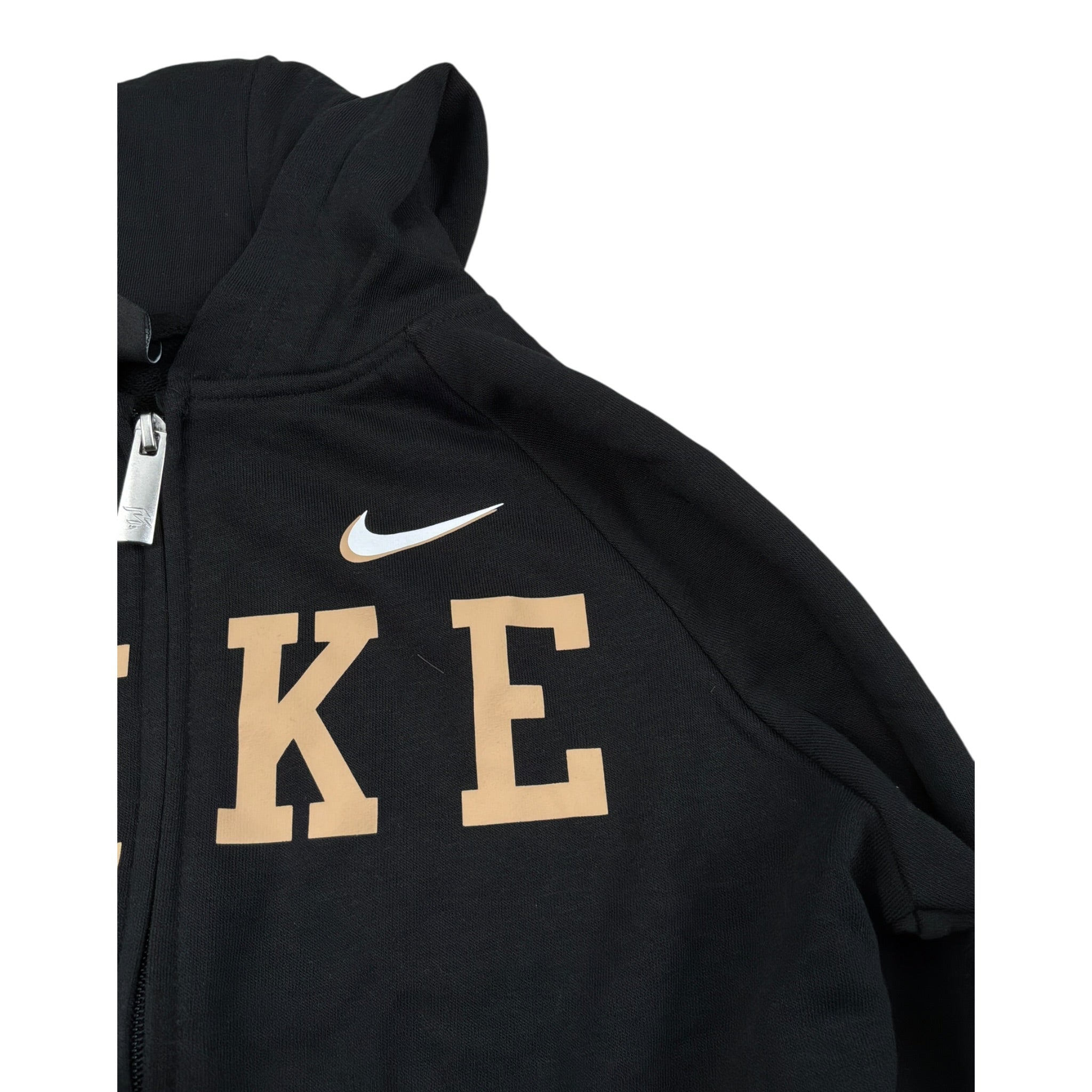 Nike Felpa con Zip E Cappuccio tinta unita con Logo Nero per Bambino 9Q1097 NERO NIKE 