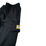 Nike Pantalone Tuta tinta unita con Logo E Tasconi Nero per Bambino 9Q1210X NERO NIKE 