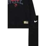 Nike Completo 2 Pezzi Felpa-Pantalone Nero per Bambino 9Q1211 NERO NIKE 