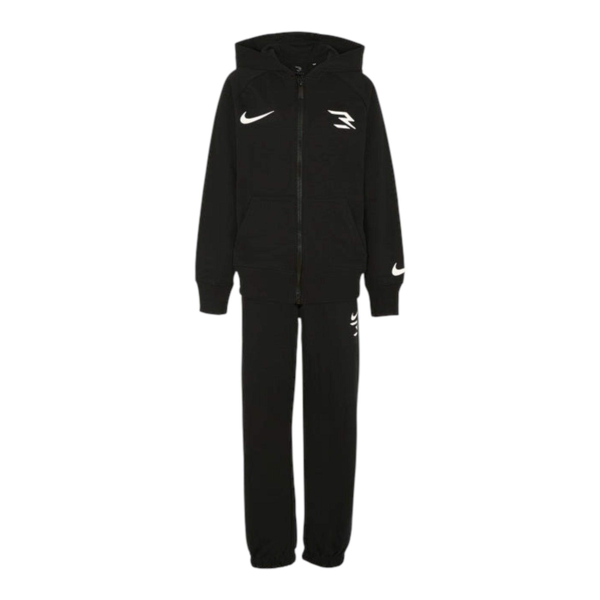 Nike Completo 2 Pezzi Felpa-Pantalone Nero per Bambino 9Q1216X NERO NIKE 